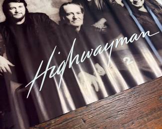 The Highwaymen "Highwayman" album poster (Cash, Nelson, Jennings, Kristofferson)