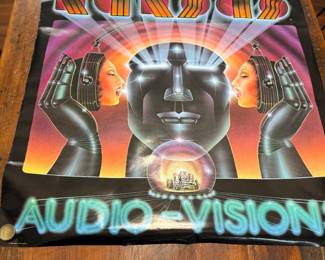 Kansas "Audio-Visions" album promotional poster