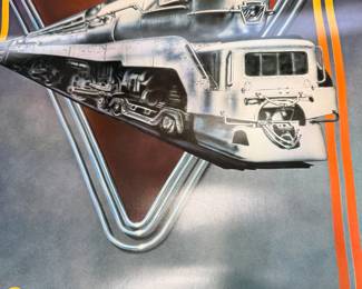 Rolling Stones Steel Wheels Oakland Stadium 1989 concert poster