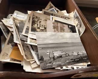 Vintage real photo postcards and snapshots