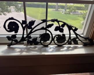 Ornate cast iron scrollwork architectural / garden ornament