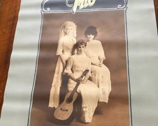 Trio album poster (Dolly Parton, Linda Ronstadt, Emmylou Harris)