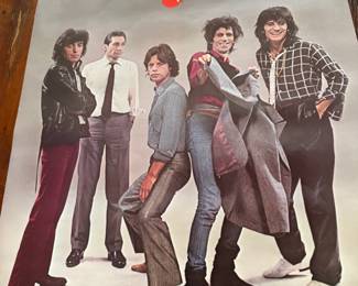 The Rolling Stones promotional poster (Rolling Stones Records & Tapes)