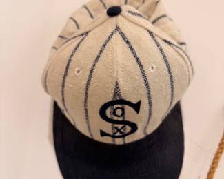 Vintage Chicago White Sox pinstripe baseball cap