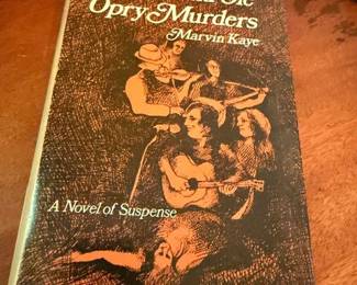Vintage "The Grand Ole Opry Murders" novel by Marvin Kaye