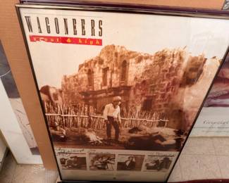 Framed Wagoneers Stout and High album poster