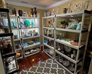 One of multiple rooms in the home, which is set up like an antiques and vintage store. Thousands of items to choose from.