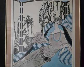 CT390VFramed vintage early september Conde Nast Art Print