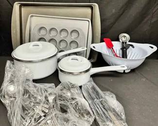 CT411Enamel Saucepans And More