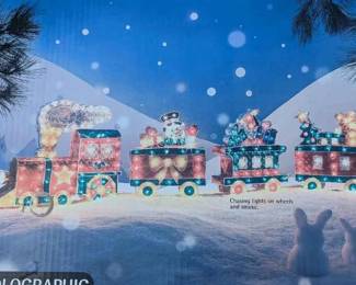 CT489Christmas 3D Train