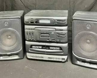 CT394Sanyo Bassxpander Mini Shelf System