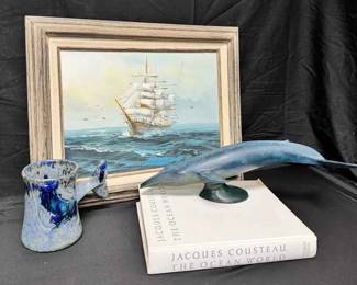CT531Ship Oil Painting And Nautical Decor