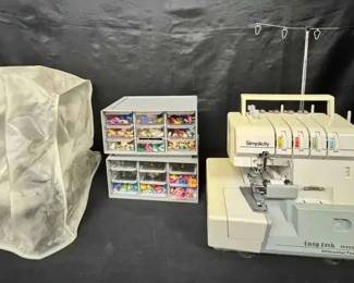 CT415Vintage Simplicity Easy Lock Serger and more