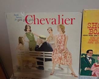 Tons of record albums. These are vintage show tunes 