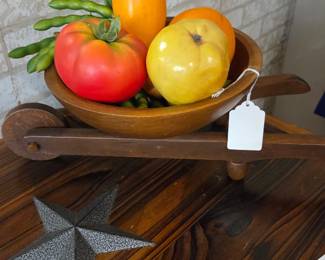 Vintage fruit wagon