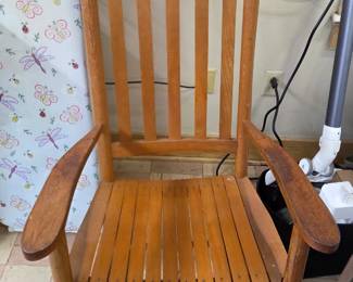 Wooden rocker