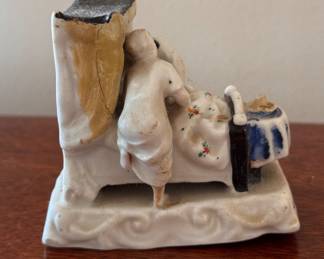 "Last To Bed" Porcelain Figurine. Photo 3 of 4. 