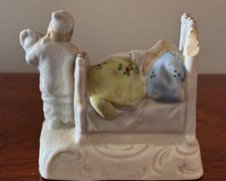 "When A Man Is Married His Troubles Begin" Porcelain Figurine. Photo 2 of 2.