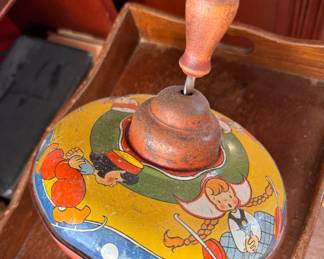 Vintage Ohio Art Company Spinning Top.