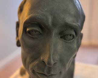 Plaster Bust of Man. Photo 1 of 2. 