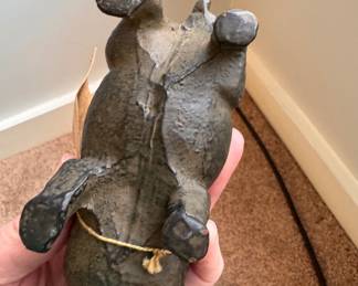 Small Cast Iron Pig. Photo 2 of 2. 