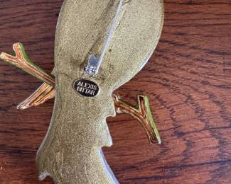Alexis Bittar Parrot Brooch. Photo 2 of 2. 
