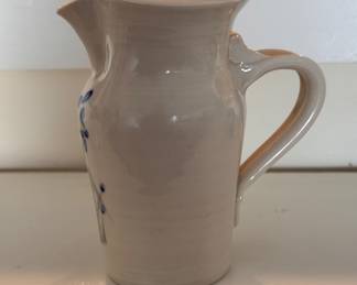Glazed Stoneware Pitcher. Photo 2 of 3. 