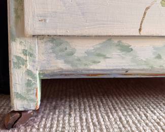 Hand-Painted Armoire with Clothing Rod. Measures 33" W x 21" D x 70" H. Photo 6 of 6. 