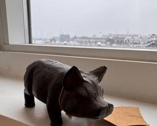 Small Cast Iron Pig. Photo 1 of 2. 