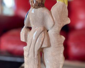 Staffordshire Falconer with Bird Figurine. Measures 8" H. Photo 2 of 2