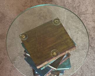 Maitland-Smith Style Stacked Books Side Table. Photo 2 of 2. 