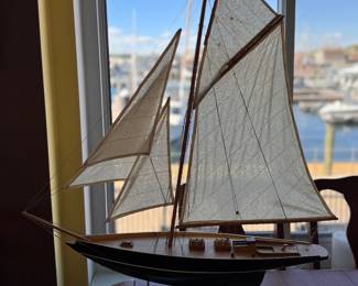 Pen Duick Model Ship. Measures 32" W x 29" H. Photo 1 of 2. 