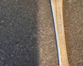 Set of 3 Davis, Palmer & Co. "G" Monogrammed Sterling Silver Spoons. Photo 2 of 3. 