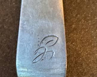 Set of 3 Davis, Palmer & Co. "G" Monogrammed Sterling Silver Spoons. Photo 3 of 3. 