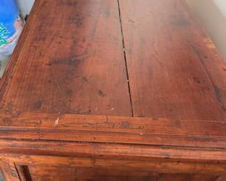 Three-Drawers Jacobean Style Chest of Drawers. Measures 32" W x 18" D x 36" H. Photo 3 of 3. 