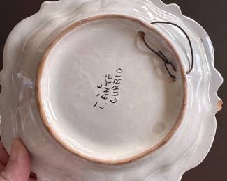 Decoratie Glazed Ceramic Plate. Photo 2 of 2. 