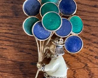 Ciner Circus Series Rhinestone Pin. Photo 1 of 2. 