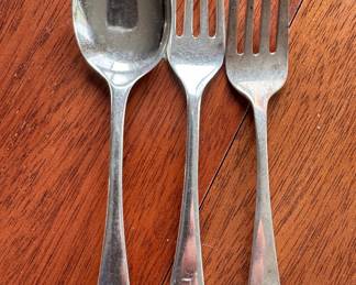 Sterling Silver Baby Utensils. 