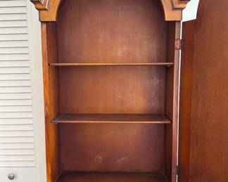 Neoclassical / Jacobean Style Hand-Painted Slant Front Secretary. Measures 21" W x 14" D x 72" H. Photo 3 of 5. 