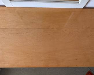 W. & J. Sloane Neoclassical Maple & Walnut Three-Drawer Chest of Drawers.  Measures 44" x 20" x 33" H. Photo 6 of 6.