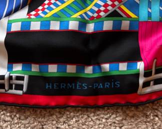 Hermes Silk Scarf. Photo 2 of 2. 