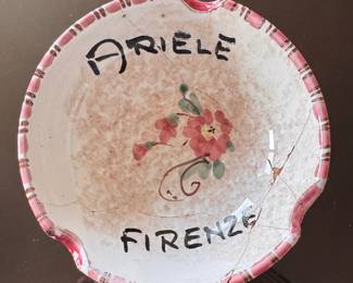 Glazed Ceramic Italian Ash Tray. Photo 1 of 2. 