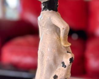 Stafforshire-Style Figurine. Measures 10" H. Photo 2 of 3. 
