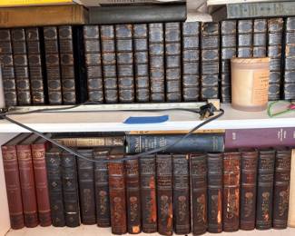 Antique Leather Bound Books.