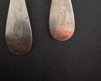 Wallace Set of 4 "O" Monogrammed Sterling Silver Spoons. Photo 2 of 3. 