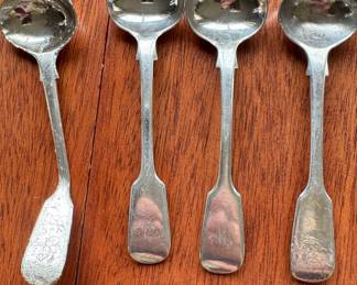 Sterling Silver Demitasse Spoons. 