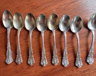 Set of 8 B. B. & B. Company Demitasse Spoons. 
