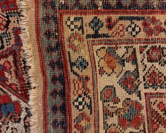 Antique Bidjar Runner. Circa 1900s. Measures 6' 8" x 3' 4". Has Been Repaired. Photo 3 of 3.
