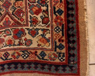 Antique Bidjar Runner. Circa 1900s. Measures 6' 8" x 3' 4". Has Been Repaired. Photo 2 of 3.