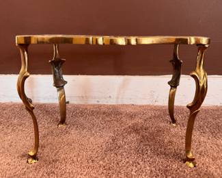 Antique English Brass Trivet. Measures 10" x 6" x 7" H. Photo 1 of 2. 